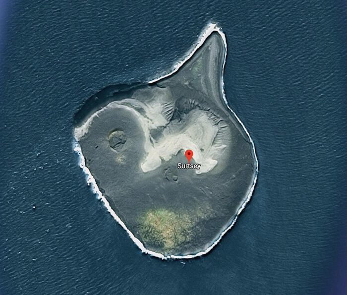 остров Сюртсей в Исландии
